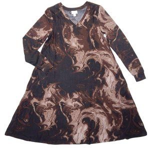 Long Sleeve Swing Dress